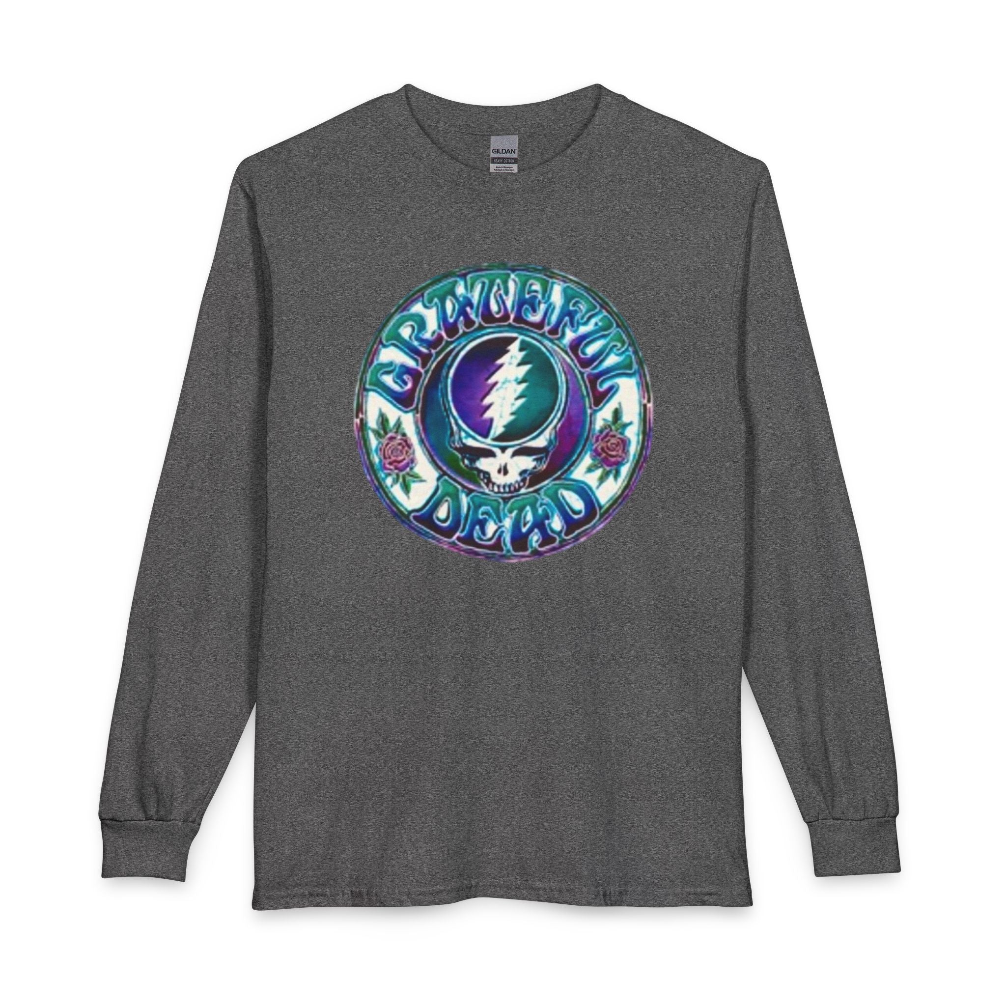 Grateful Dead Steal Your Face Logo Long Sleeve Tee | Psychedelic Band Shirt