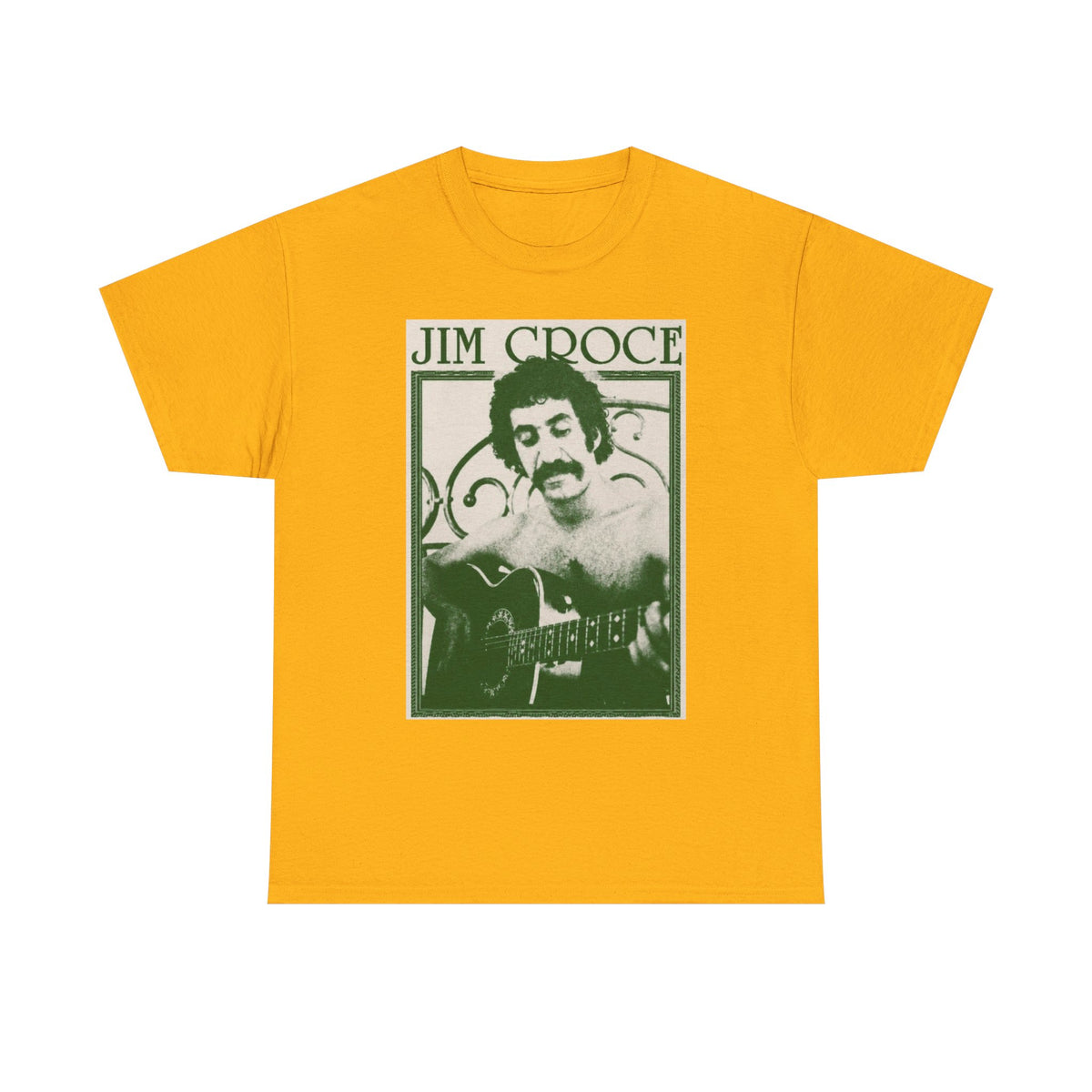 Jim Croce Guitar Music Tee | Retro Music T-Shirt