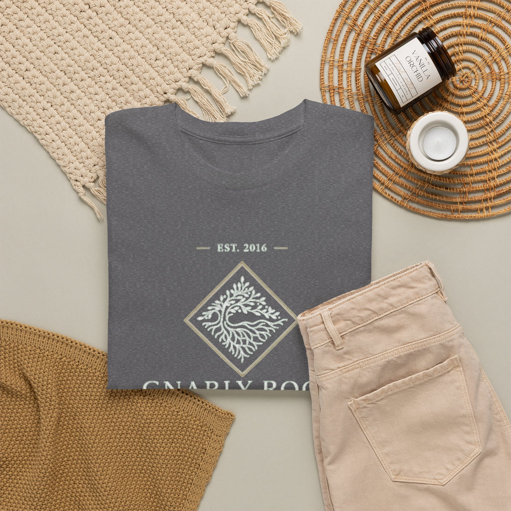 Gnarly Root logo tee | Graphic T-Shirt, botanical root illustration