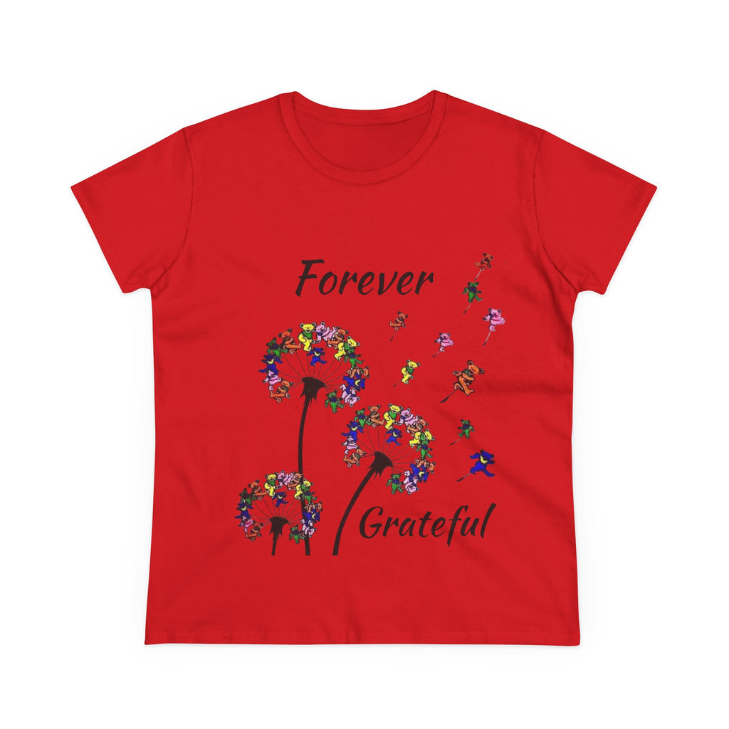 Forever Grateful Dandelion Tee | Grateful Dead Dancing Bears T-Shirt