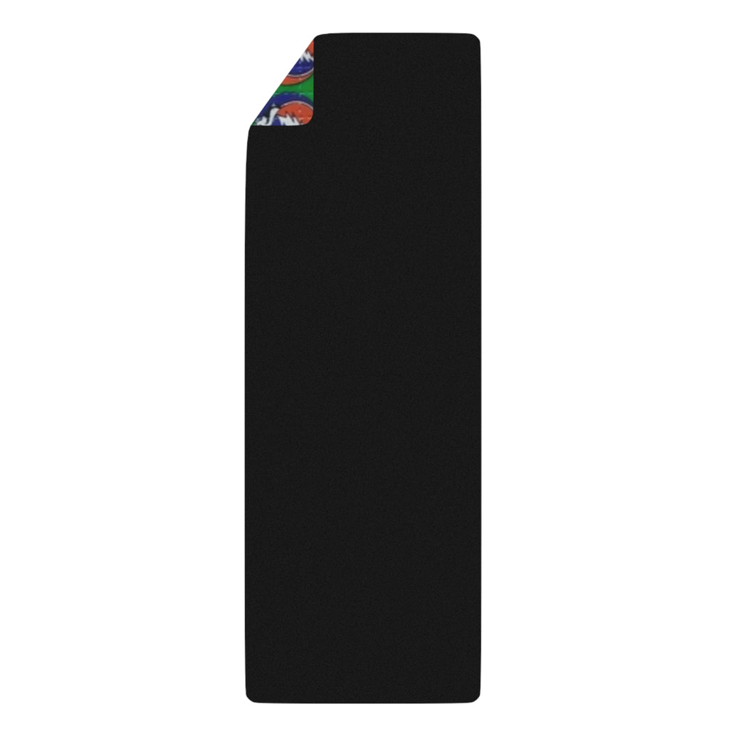 Grateful Dead Steal Your Face Rubber Yoga Mat – Psychedelic Green Meditation Mat
