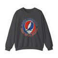 Make America Grateful Again Skull Crewneck Sweatshirt | Grateful Dead Steal Your Face Logo