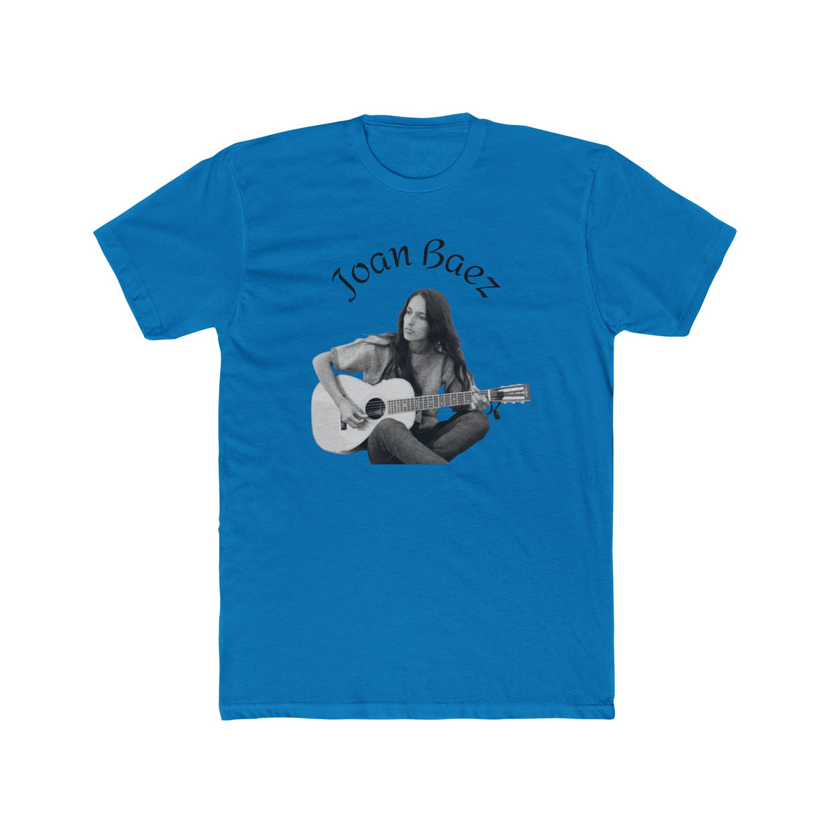 Joan Baez Acoustic Guitar Portrait Tee | Cotton Crew