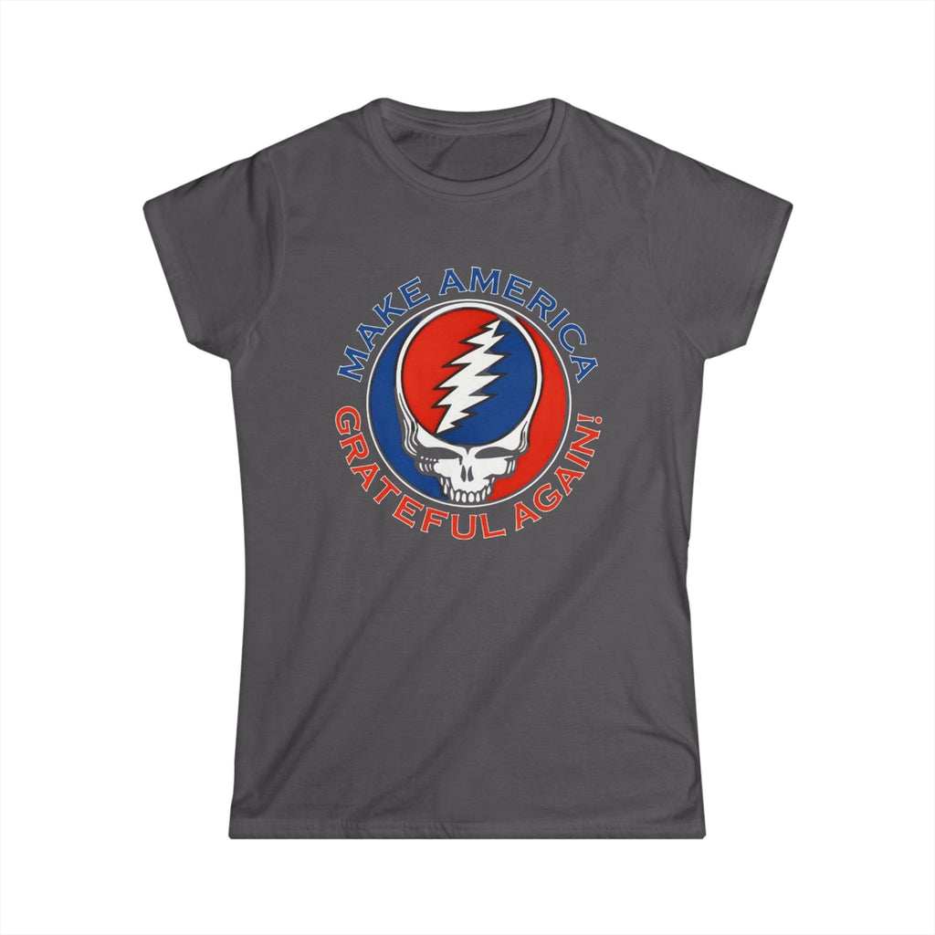 Make America Grateful Again Tee | Grateful Dead Steal Your Face Skull Red Blue