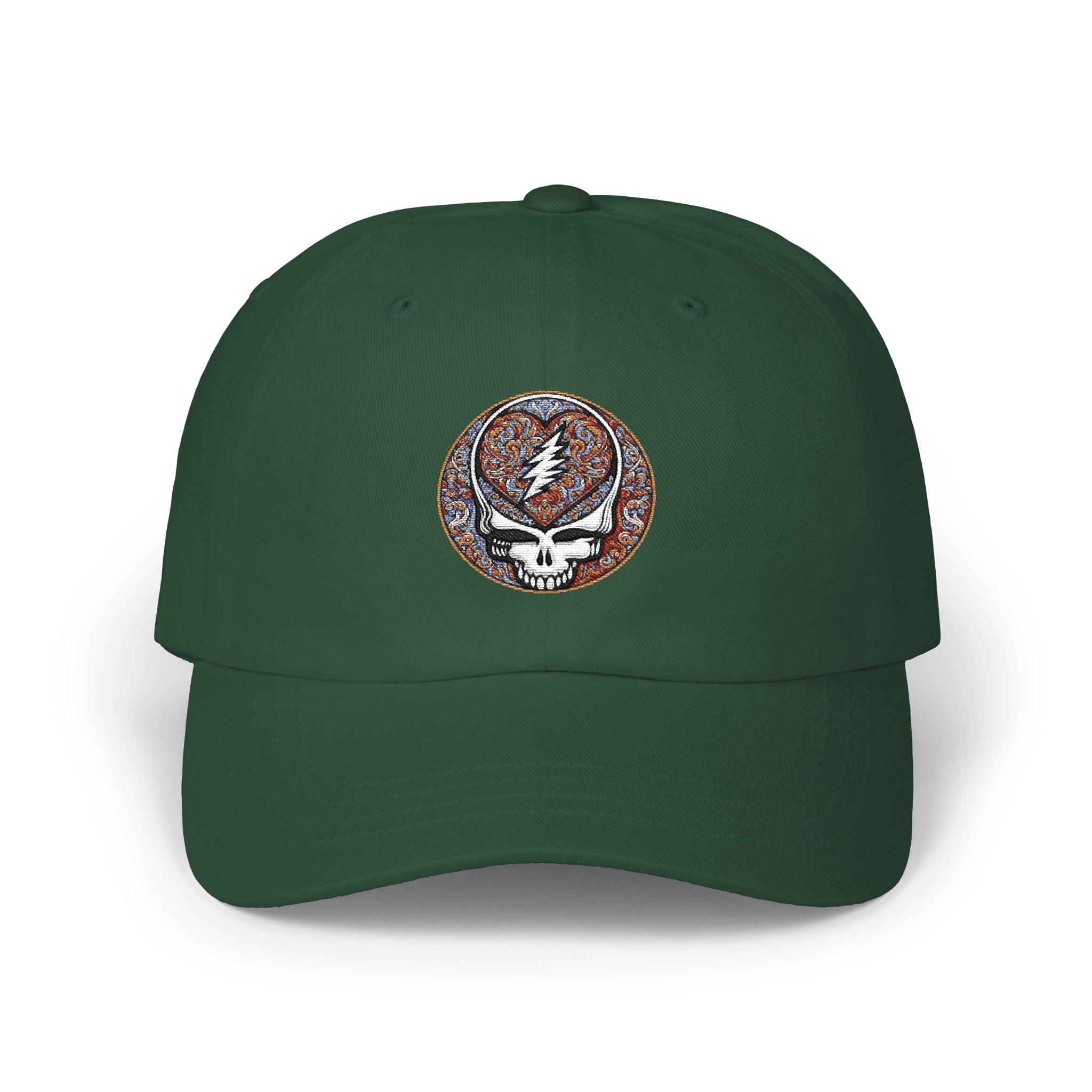 Vintage Grateful Dead Steal Your Face Cap | Embroidered Skull Logo