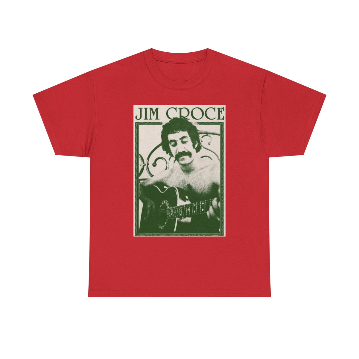 Jim Croce Guitar Music Tee | Retro Music T-Shirt