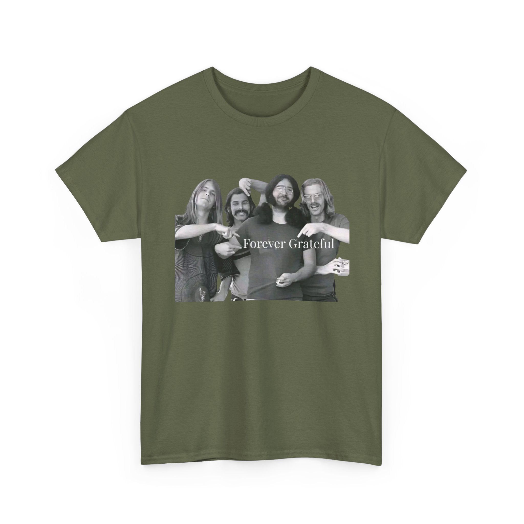 Forever Grateful band photo T-Shirt | Vintage Grateful Dead tee