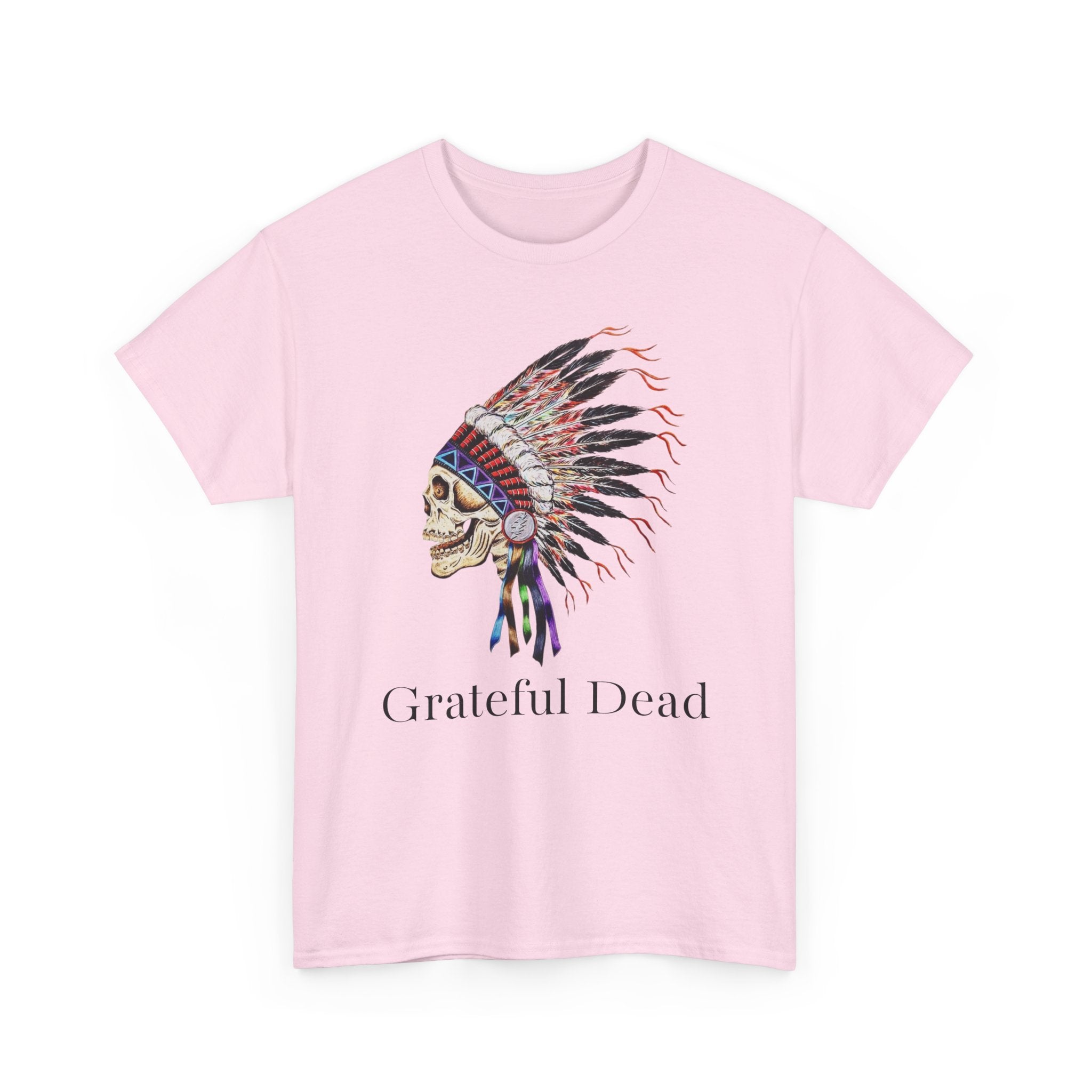 Grateful Dead Skull with Native Headdress T-Shirt | Band Tee