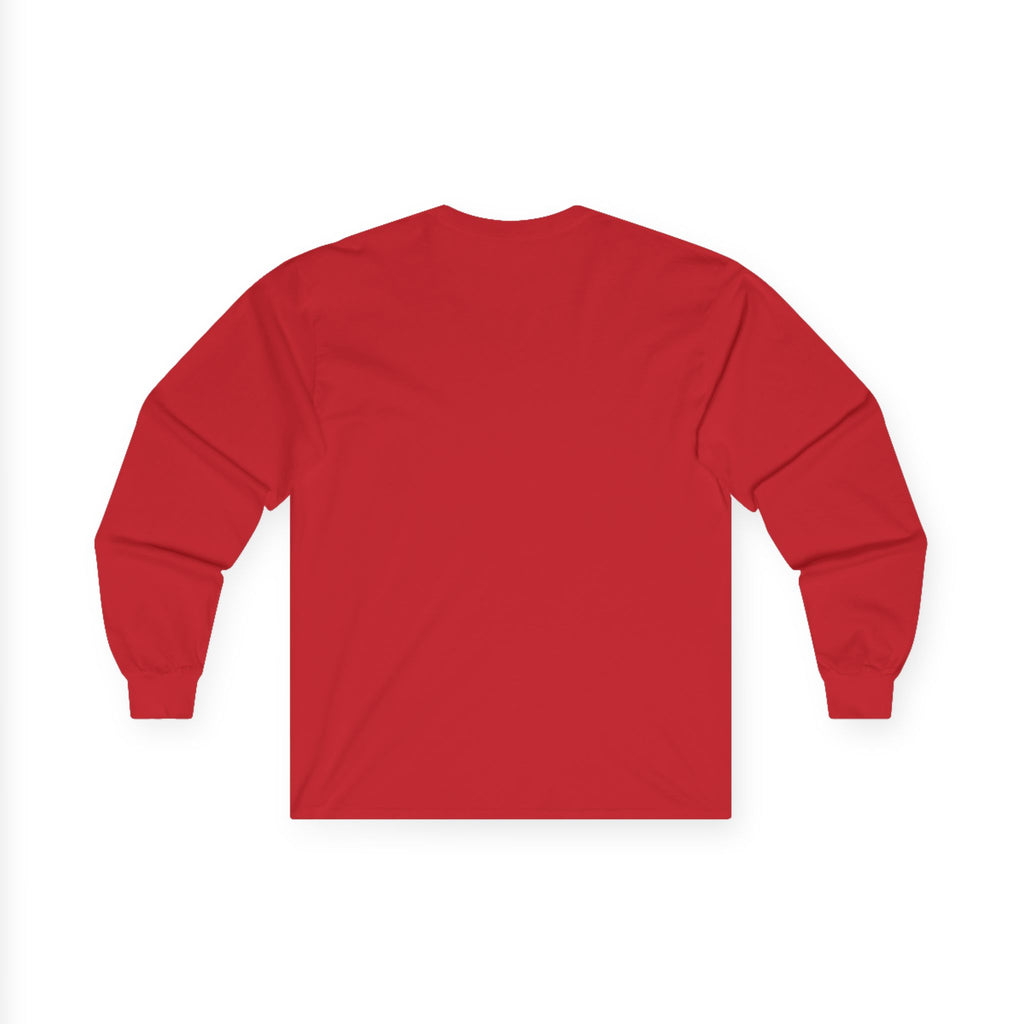 Maine Grateful Dead Bear Long Sleeve Tee — Retro Dancing Bear on Yellow State Silhouette