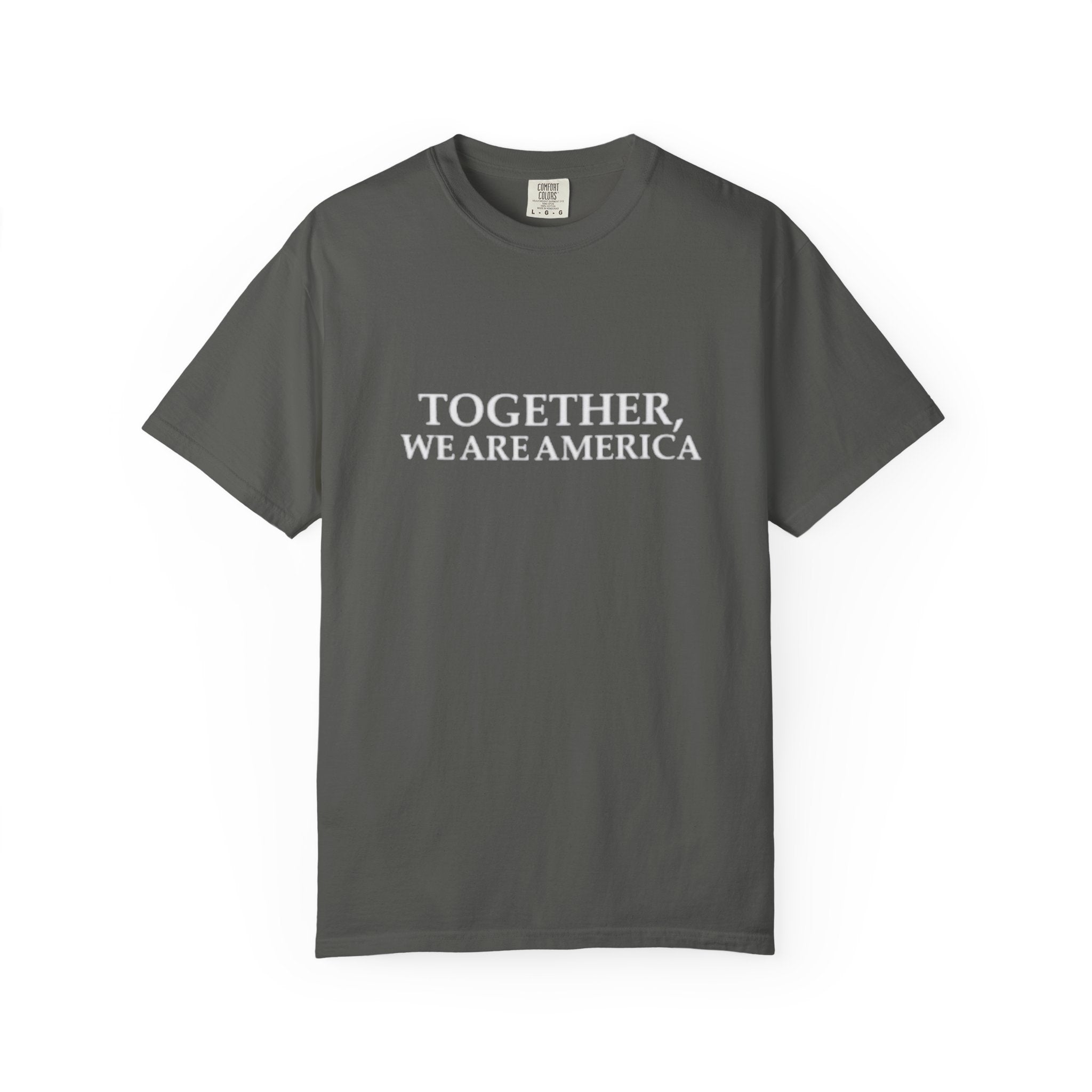 Together We Are America T-shirt | Patriotic Unity Text Tee