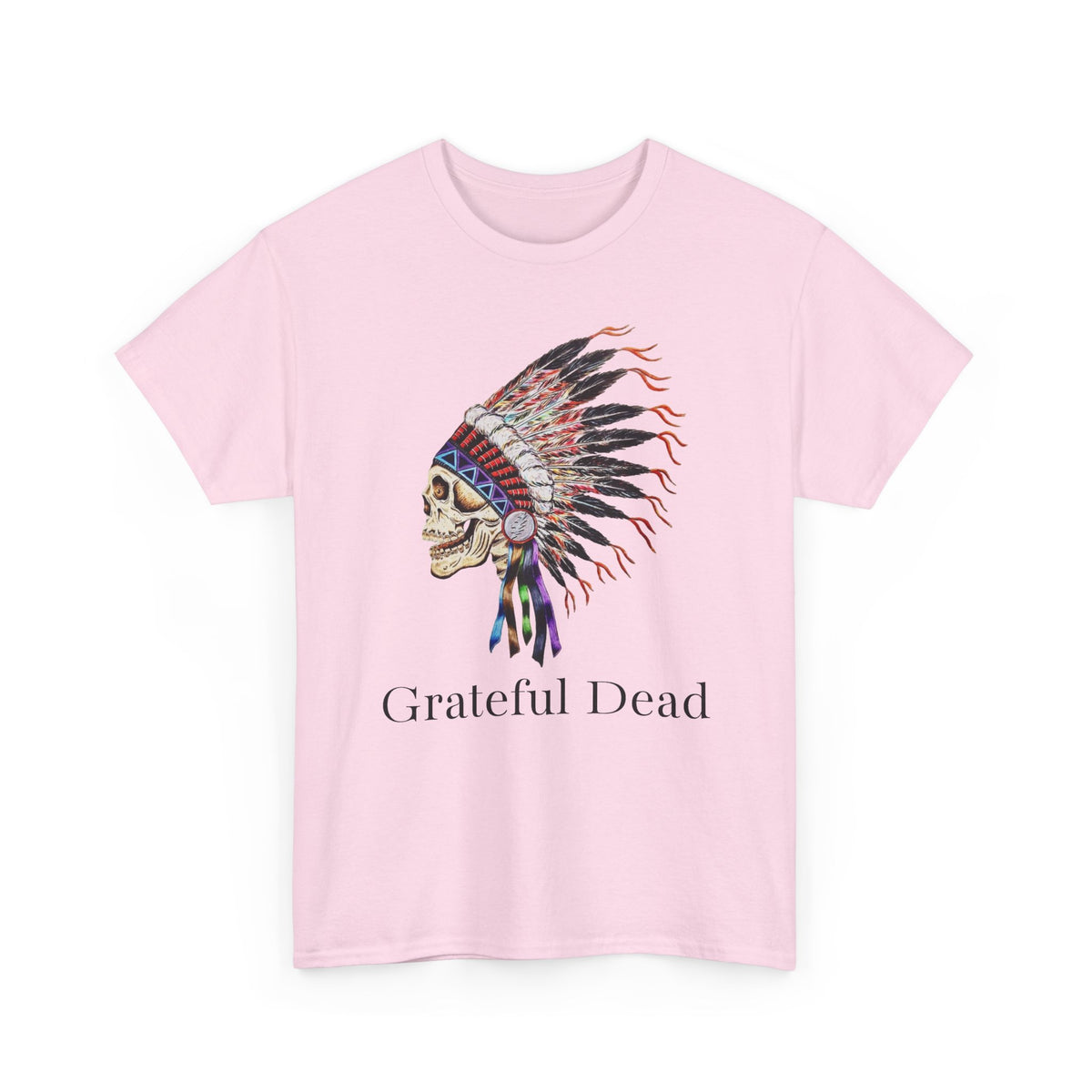 Grateful Dead Skull with Native Headdress T-Shirt | Band Tee