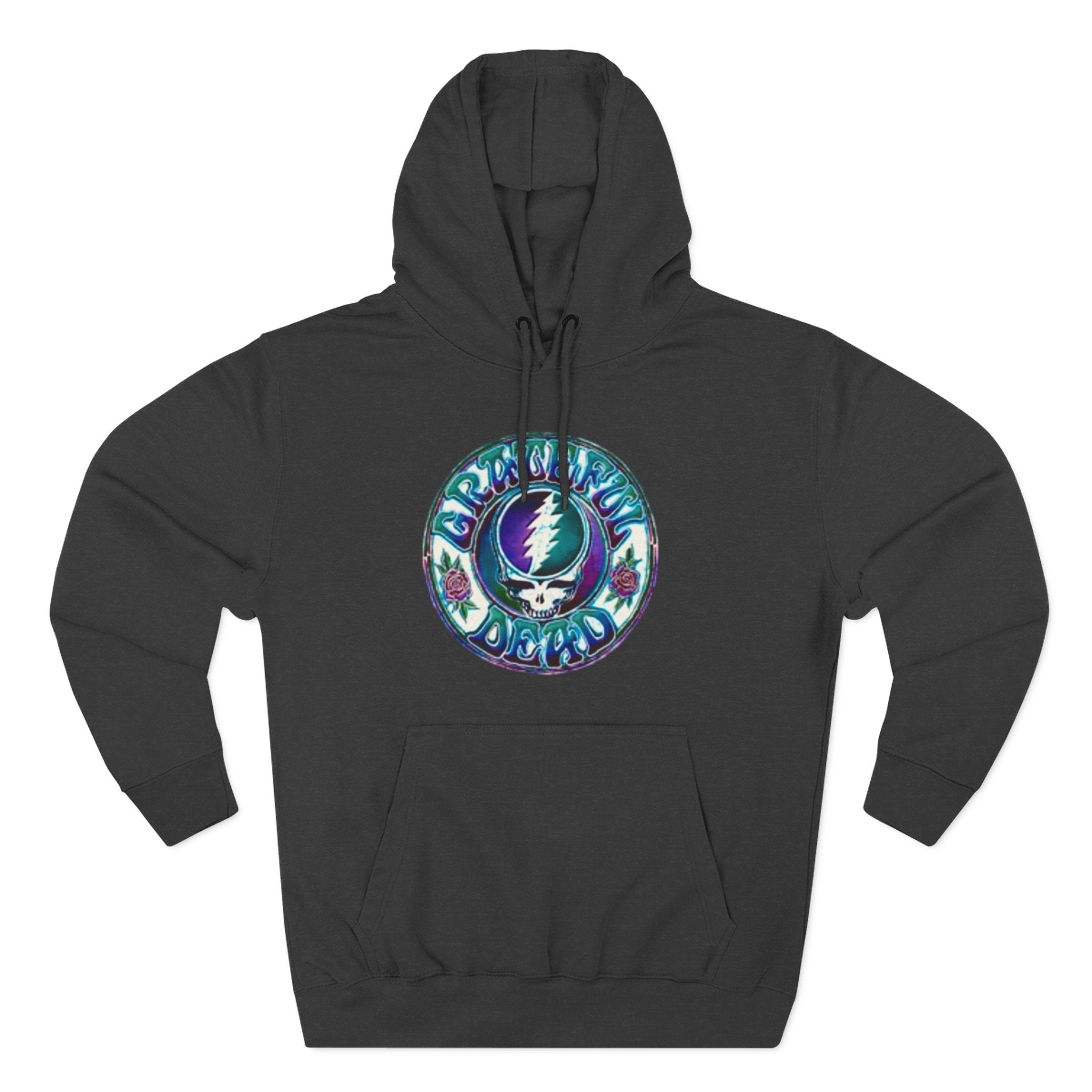 Grateful Dead Steal Your Face skull hoodie | Three-Panel Fleece Hoodie