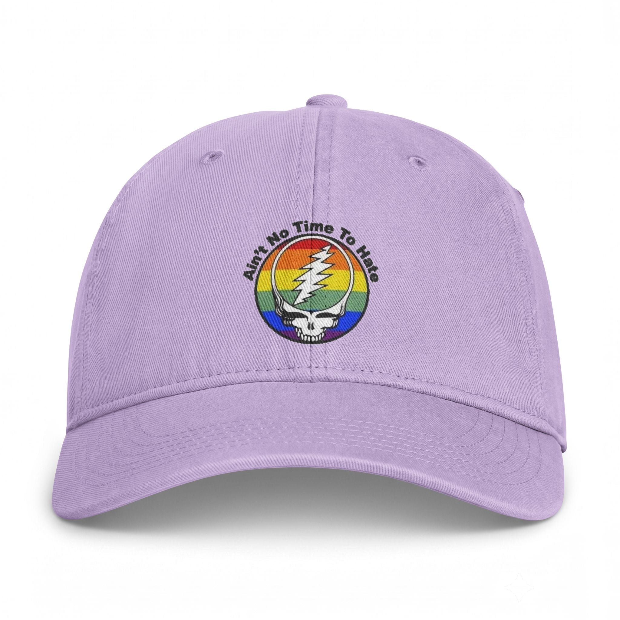 Ain't No Time To Hate Stealie Rainbow Cap