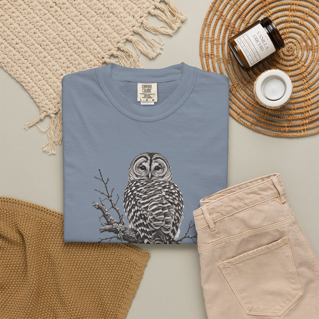 Barred Owl Vintage Bird T-Shirt