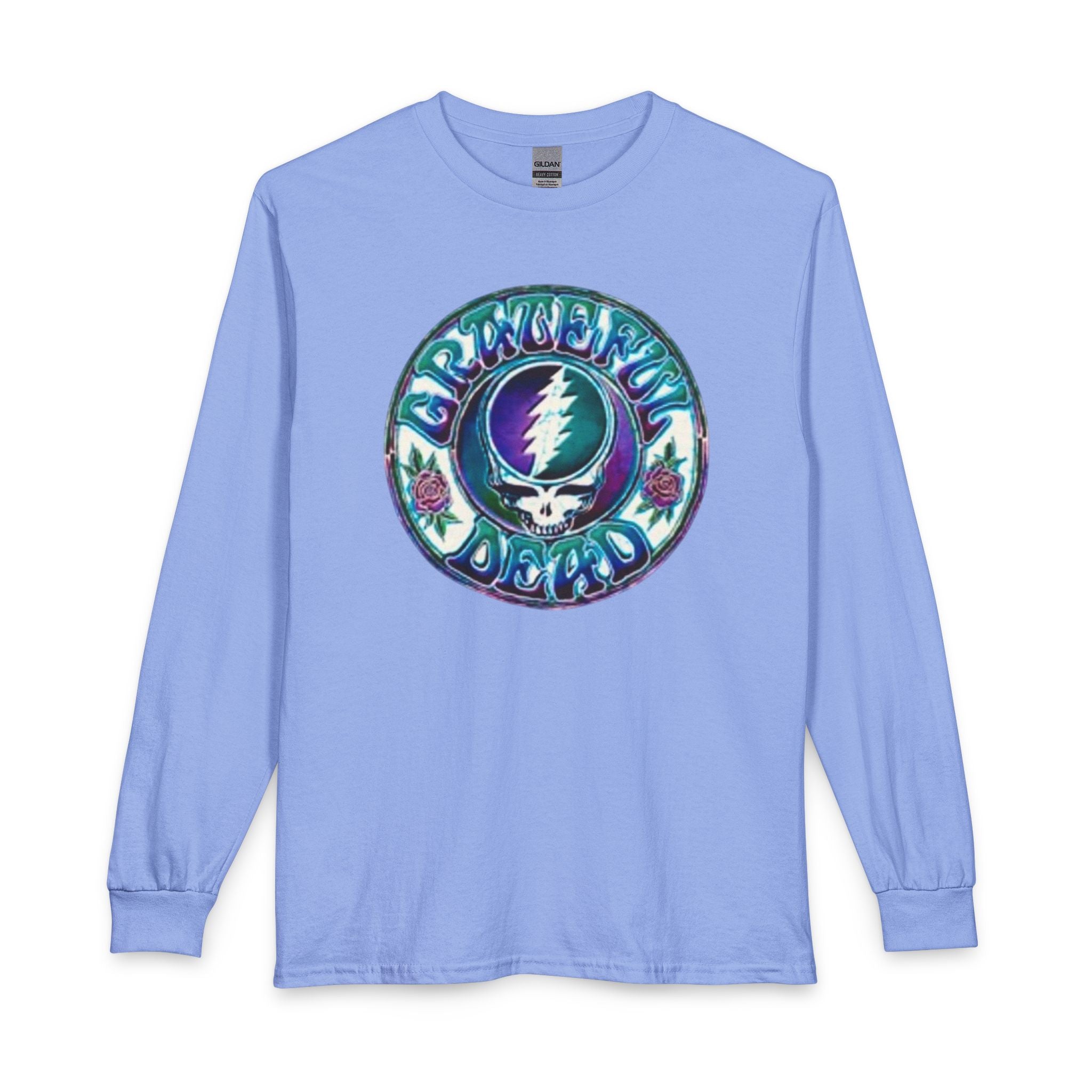 Grateful Dead Steal Your Face Logo Long Sleeve Tee | Psychedelic Band Shirt