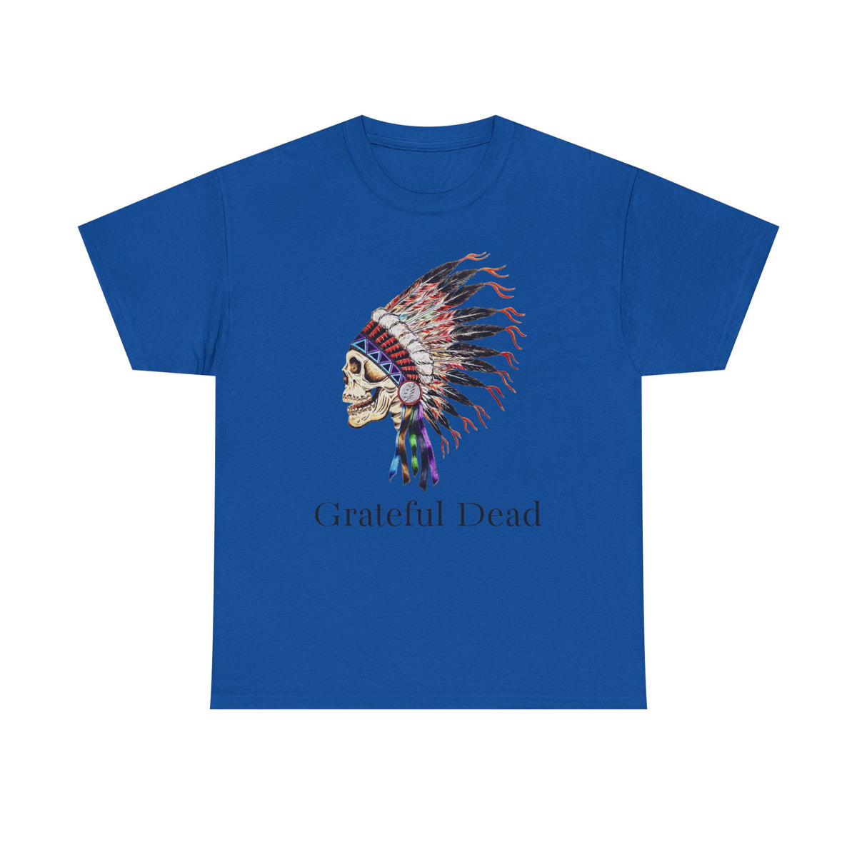 Grateful Dead Skull with Native Headdress T-Shirt | Band Tee