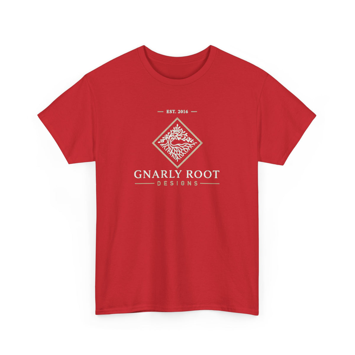 Gnarly Root logo tee | Graphic T-Shirt, botanical root illustration