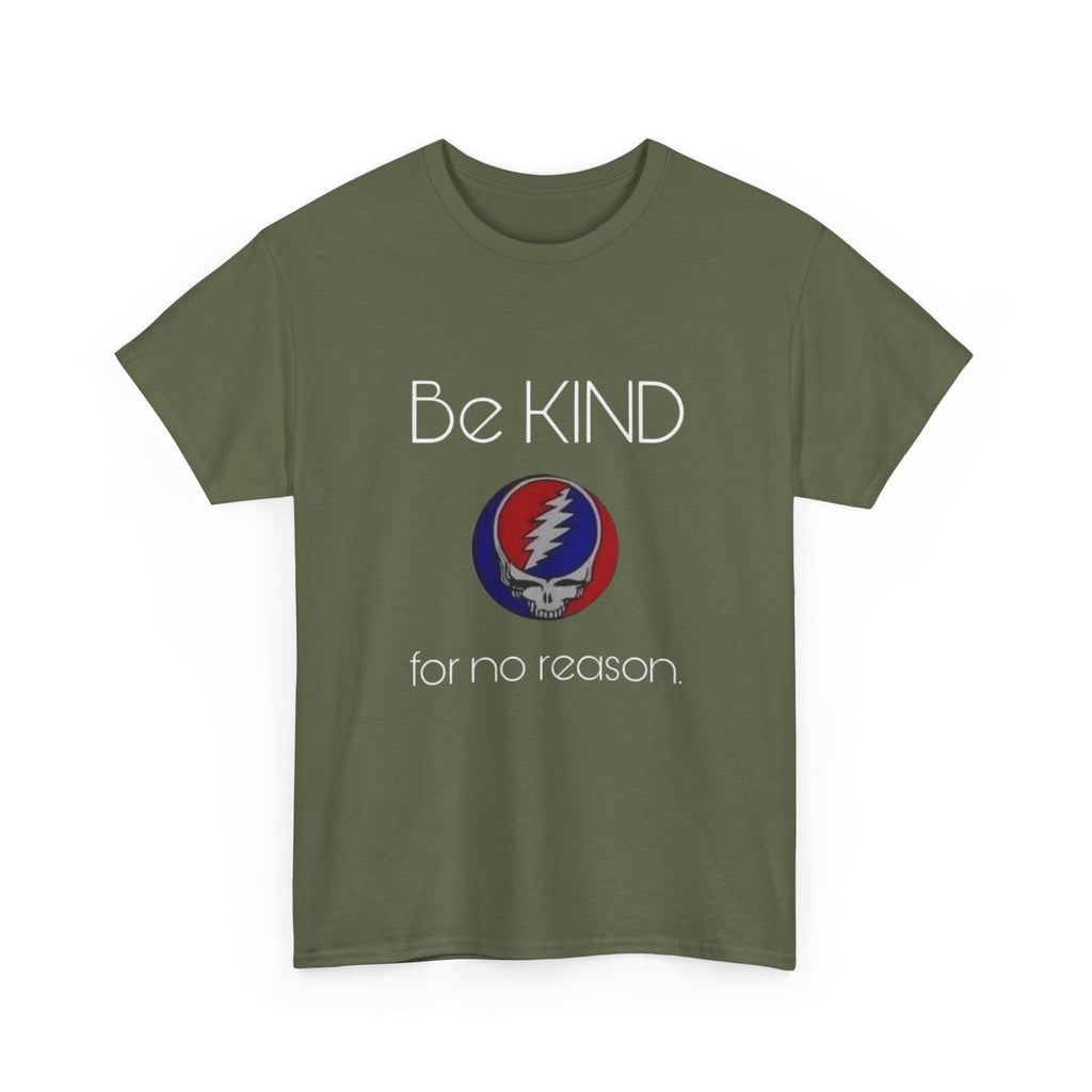 Grateful Dead Be Kind Unisex Heavy Cotton Tee, Steal Your Face Tshirt, Music Fan Gift, Vintage Band Shirt, Hippie Festival Outfit