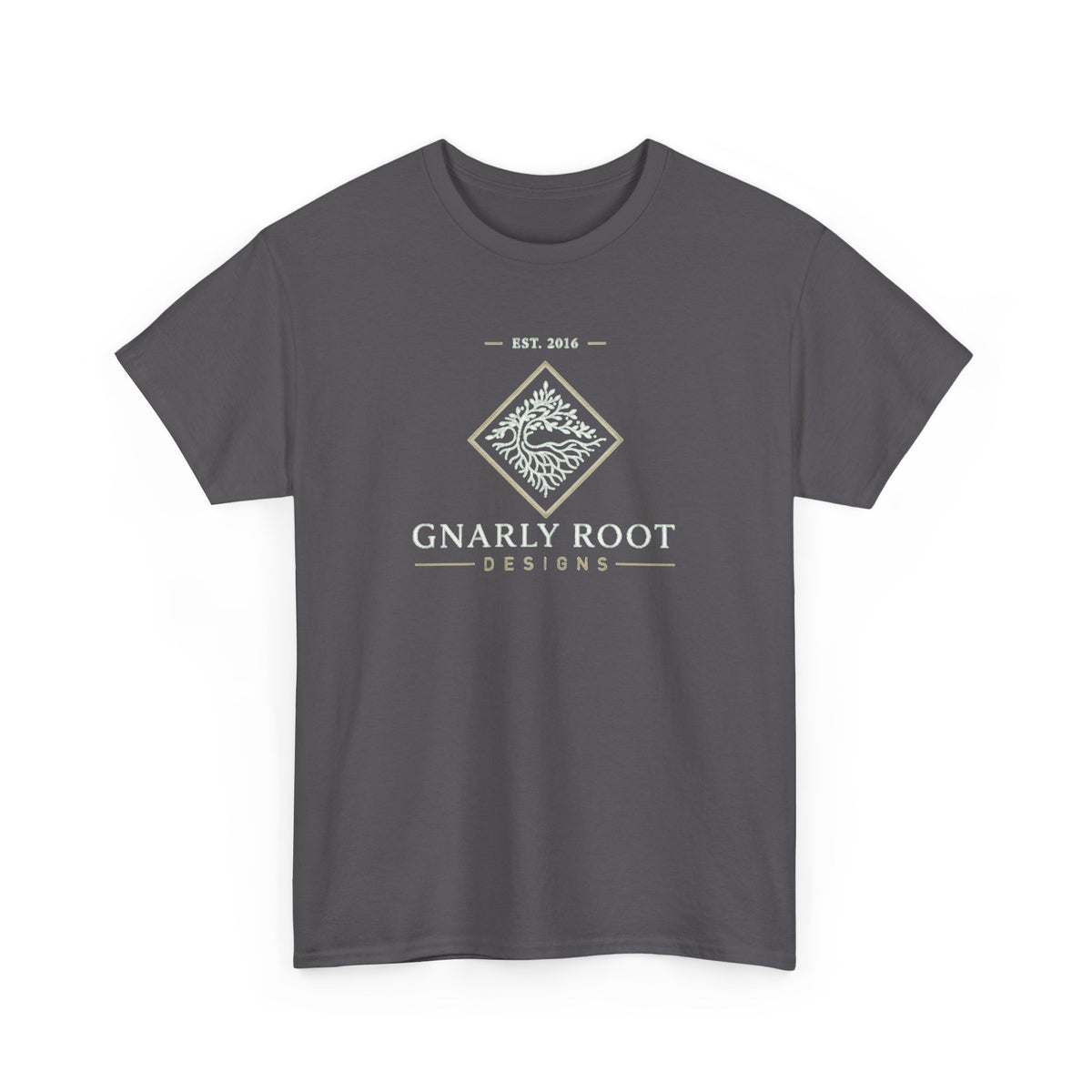 Gnarly Root logo tee | Graphic T-Shirt, botanical root illustration