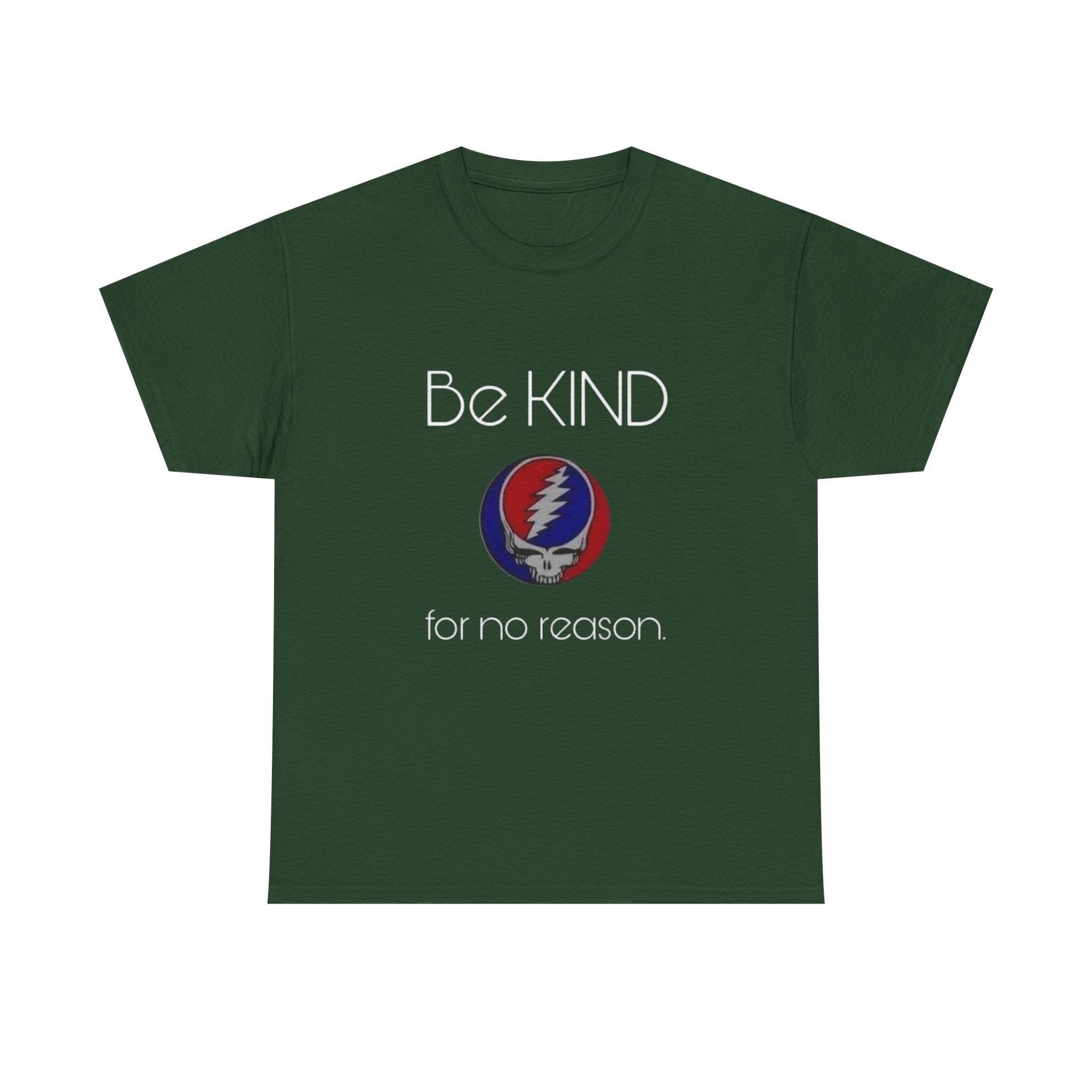 Grateful Dead Be Kind Unisex Heavy Cotton Tee, Steal Your Face Tshirt, Music Fan Gift, Vintage Band Shirt, Hippie Festival Outfit