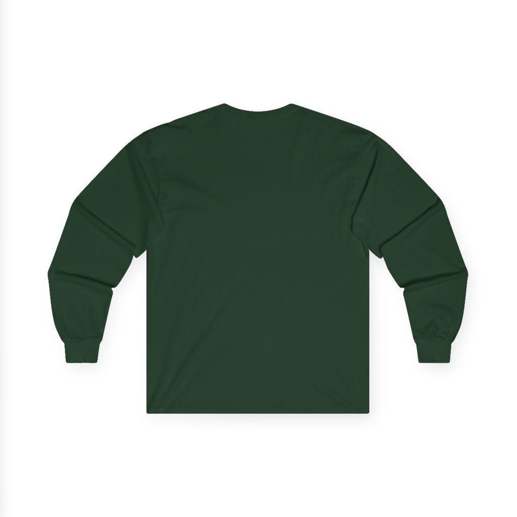 Maine Grateful Dead Bear Long Sleeve Tee — Retro Dancing Bear on Yellow State Silhouette