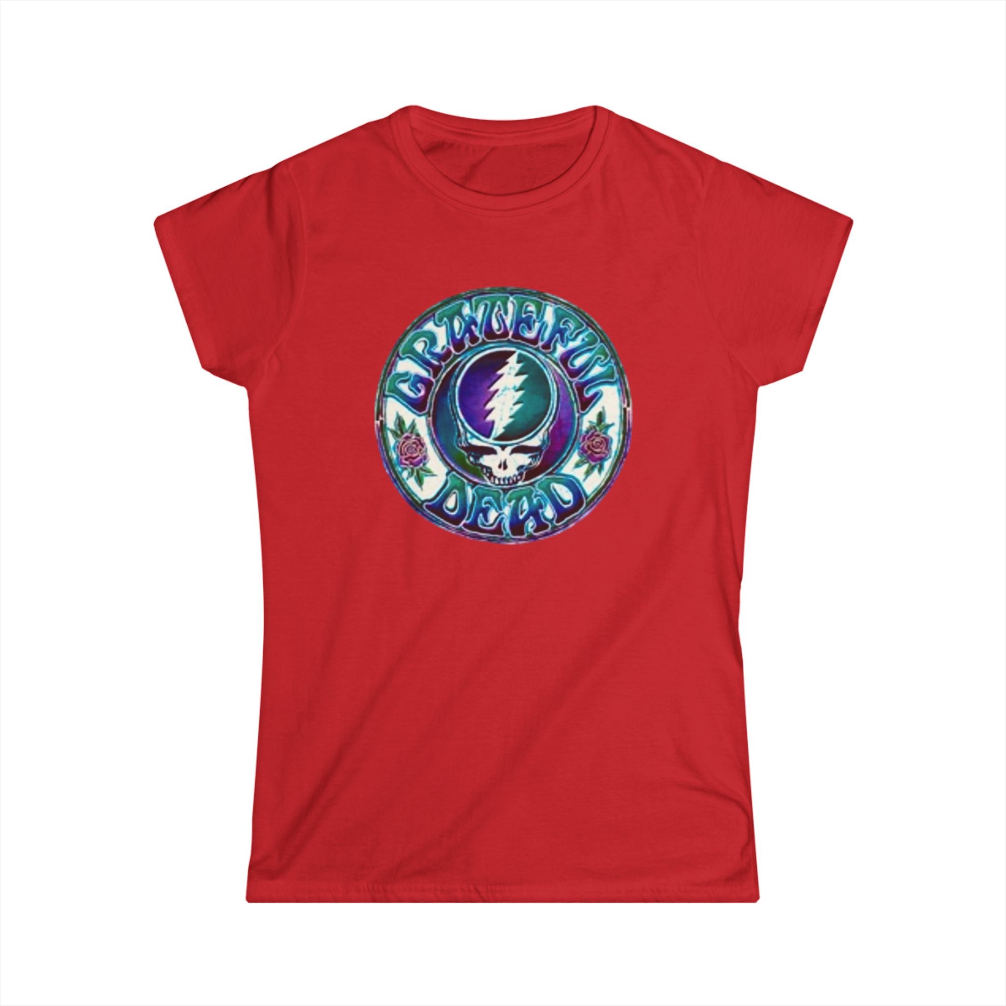 Grateful Dead Steal Your Face Skull tee | Women's T-Shirt, Psychedelic Tour Logo