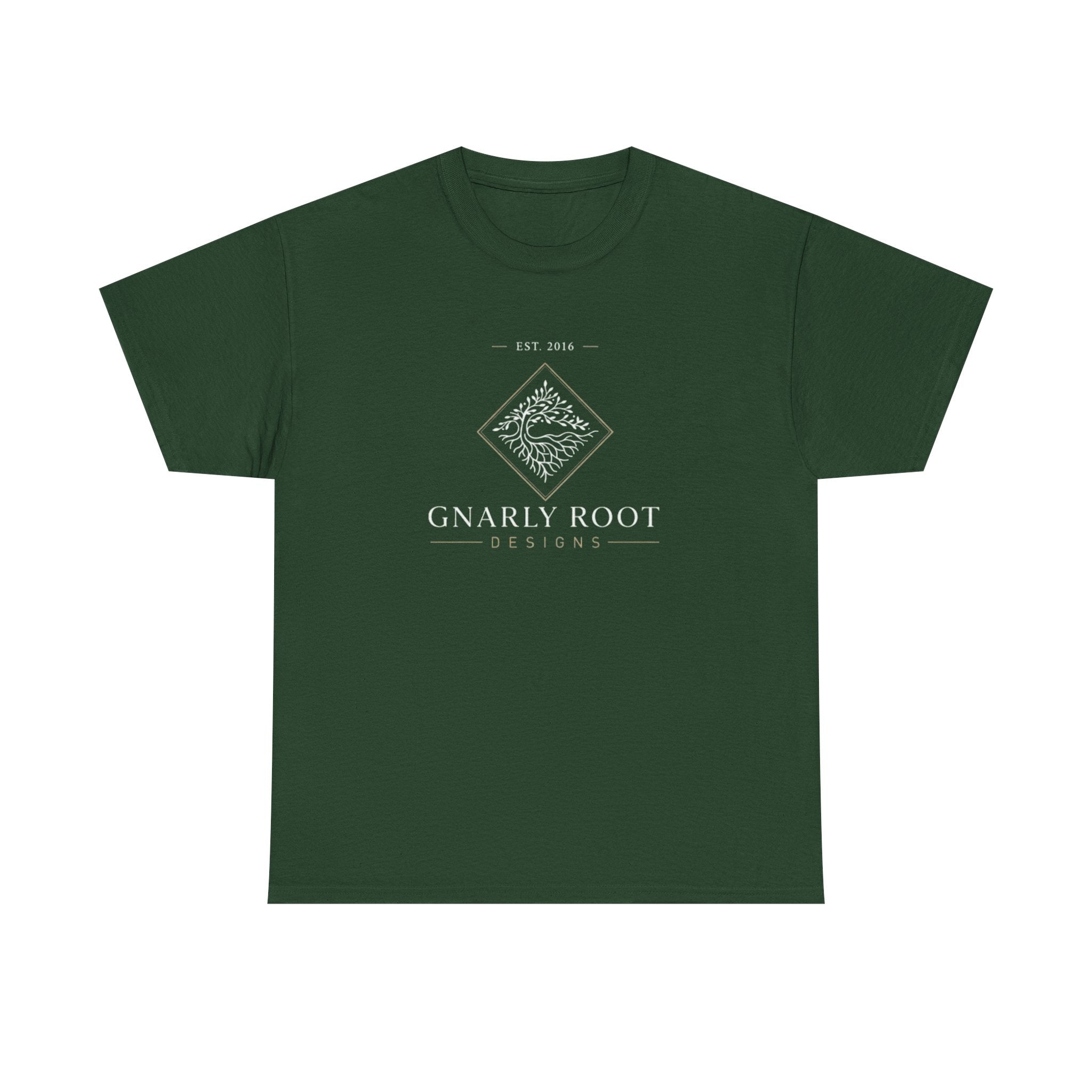 Gnarly Root logo tee | Graphic T-Shirt, botanical root illustration