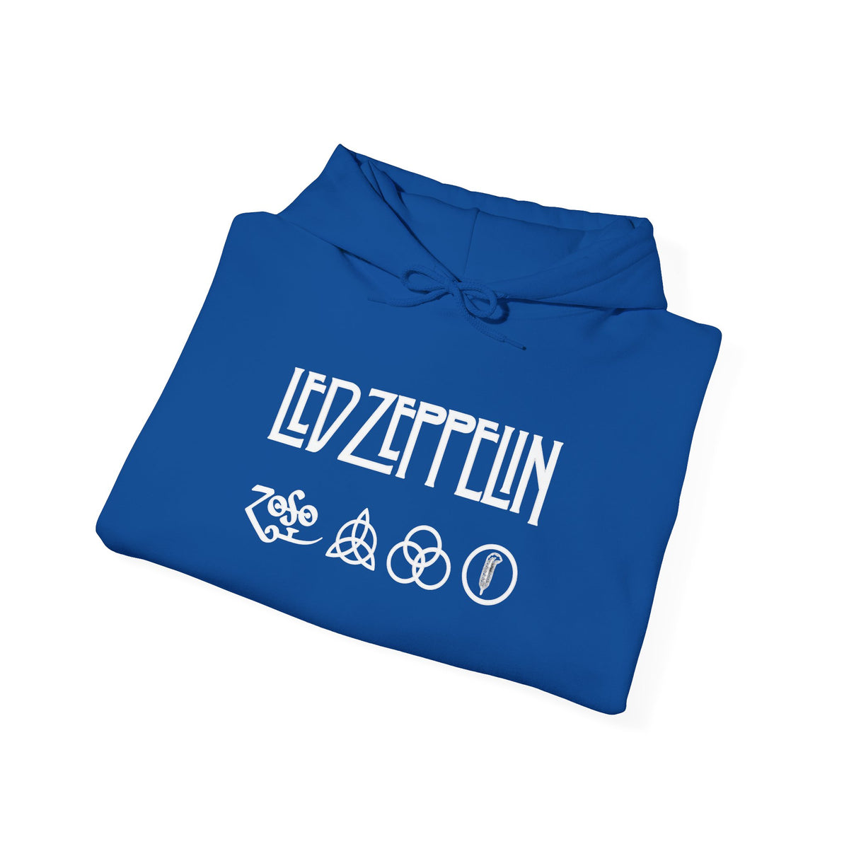 Led Zeppelin Logo Hoodie — Rock Band Symbols Pullover