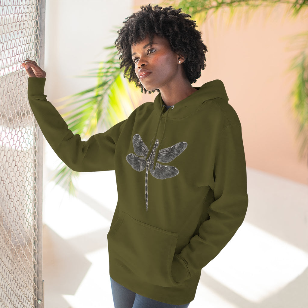Dragonfly Graphic Fleece Hoodie