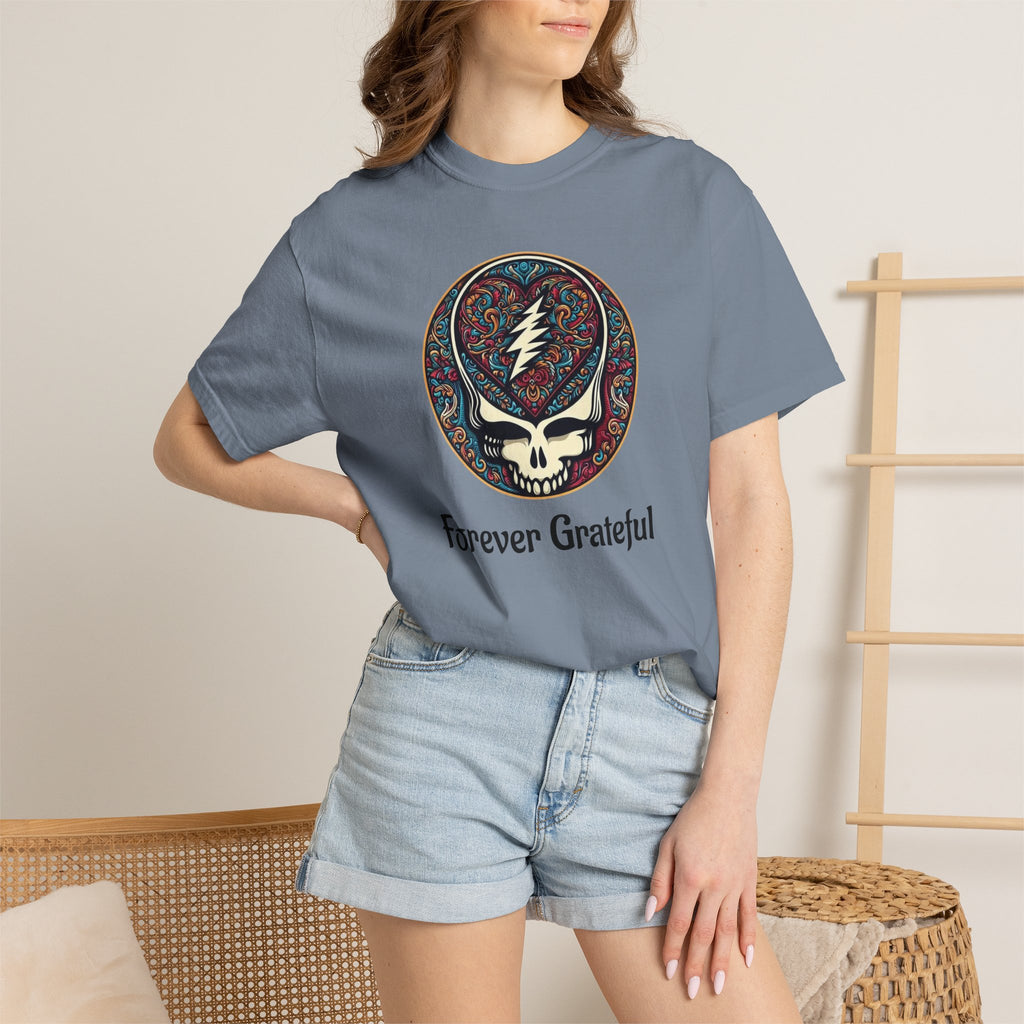 Forever Grateful Steal Your Face T-Shirt | Grateful Dead band tee