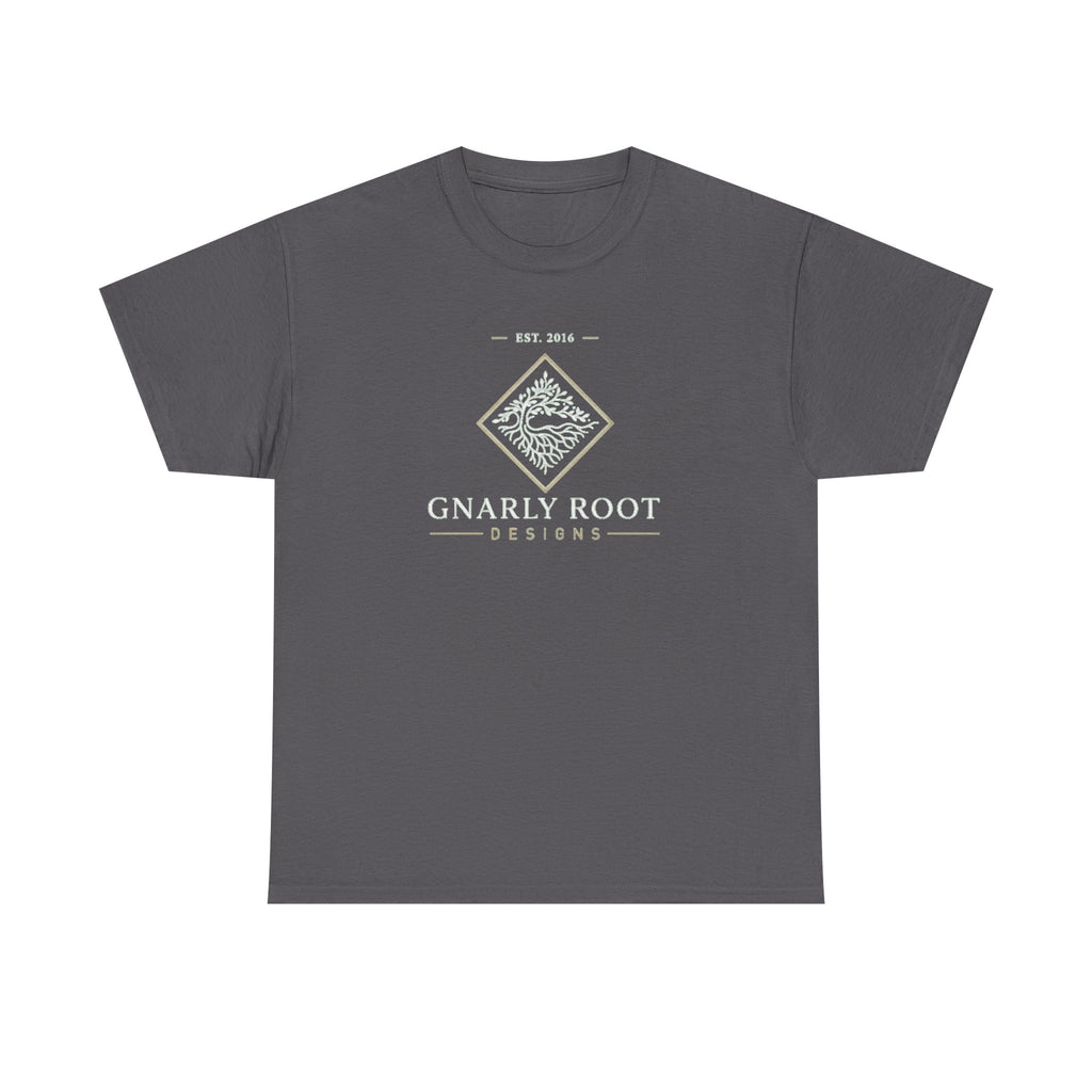 Gnarly Root logo tee | Graphic T-Shirt, botanical root illustration