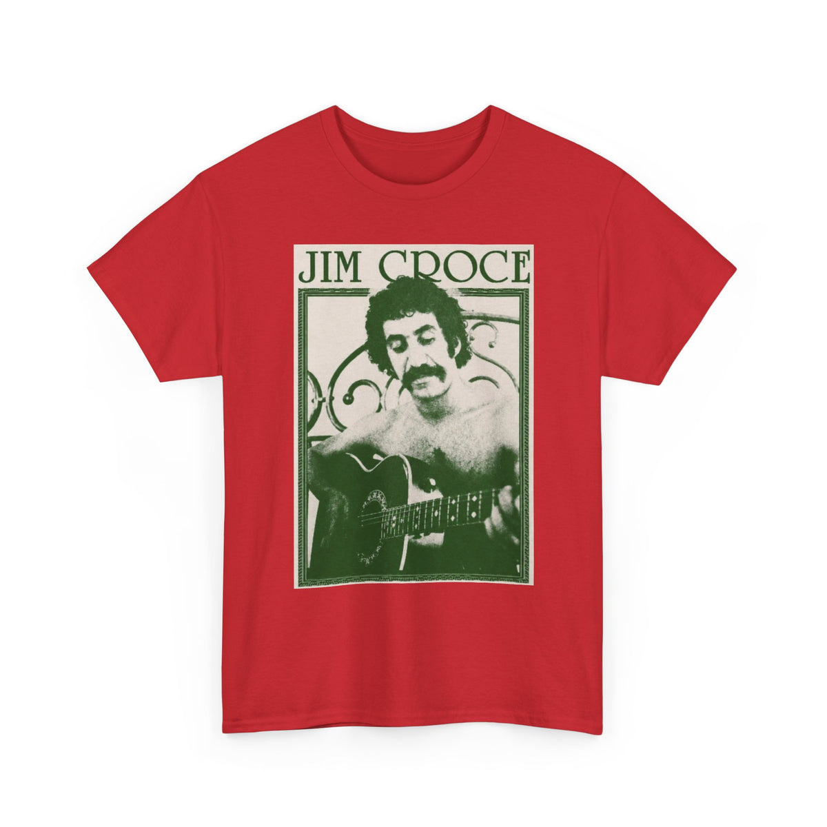 Jim Croce Guitar Music Tee | Retro Music T-Shirt