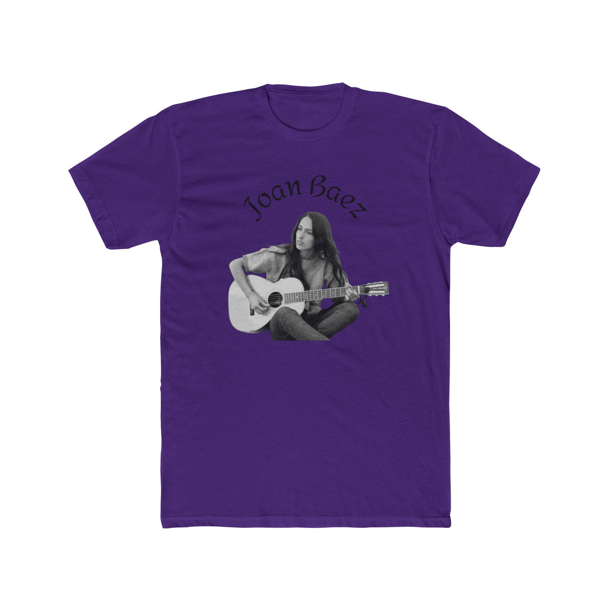 Joan Baez Acoustic Guitar Portrait Tee | Cotton Crew