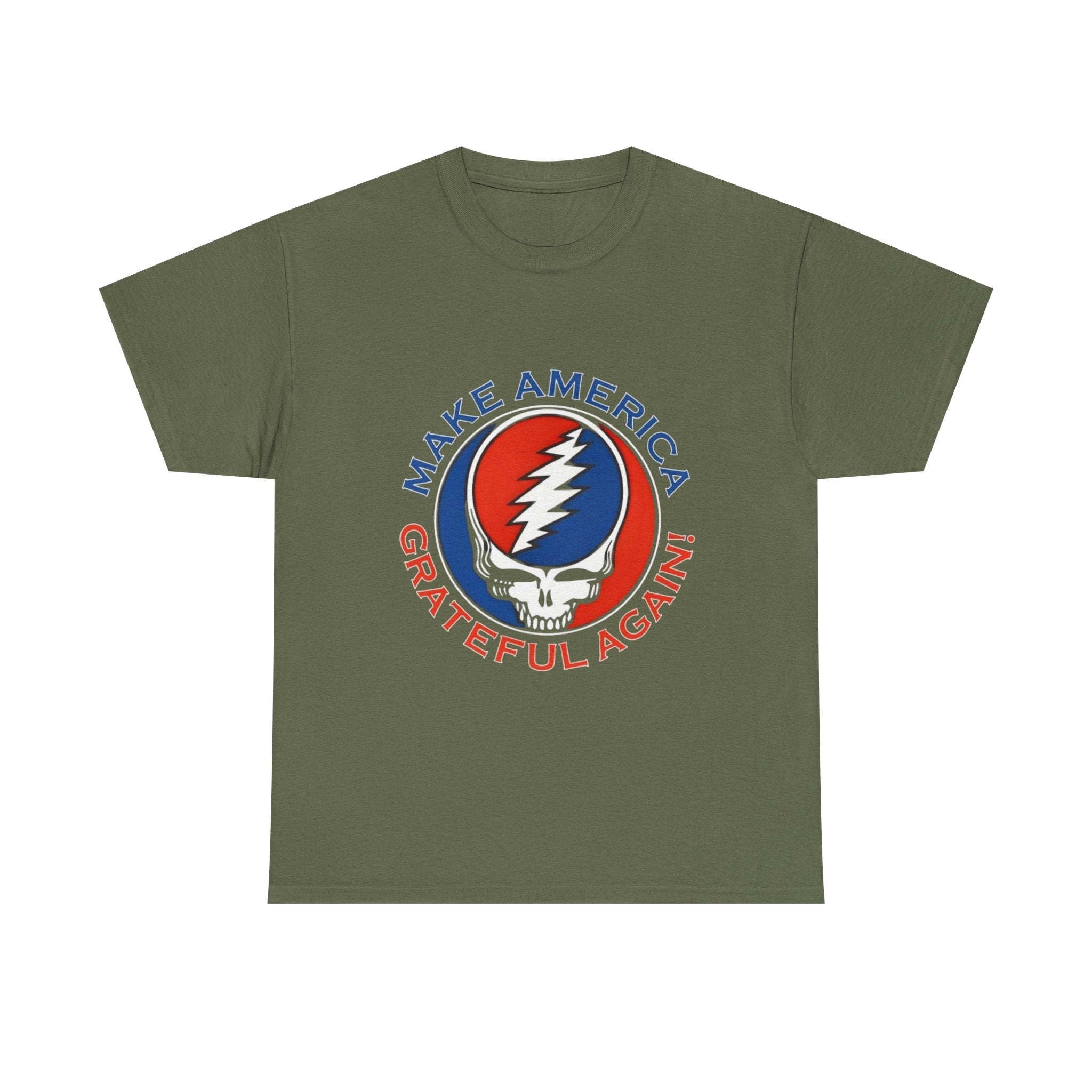 Grateful Dead Inspired Tee - Make America Grateful Again, Vintage Band T-Shirt, Unisex Graphic Tee, Festival Apparel, Music Lover Gift