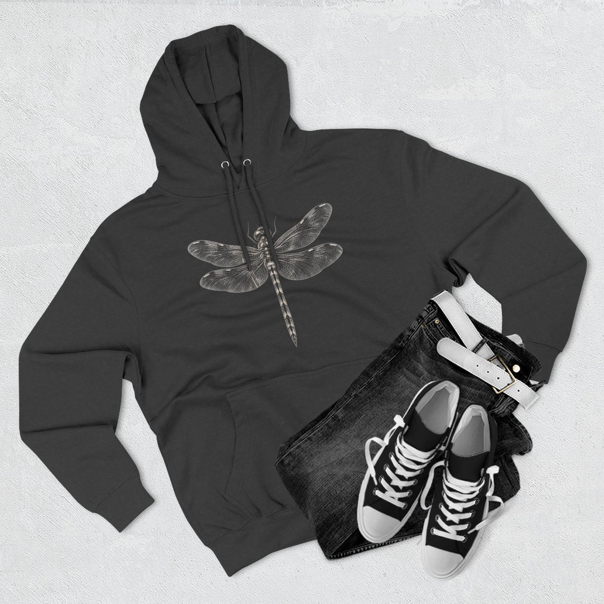 Dragonfly Graphic Fleece Hoodie