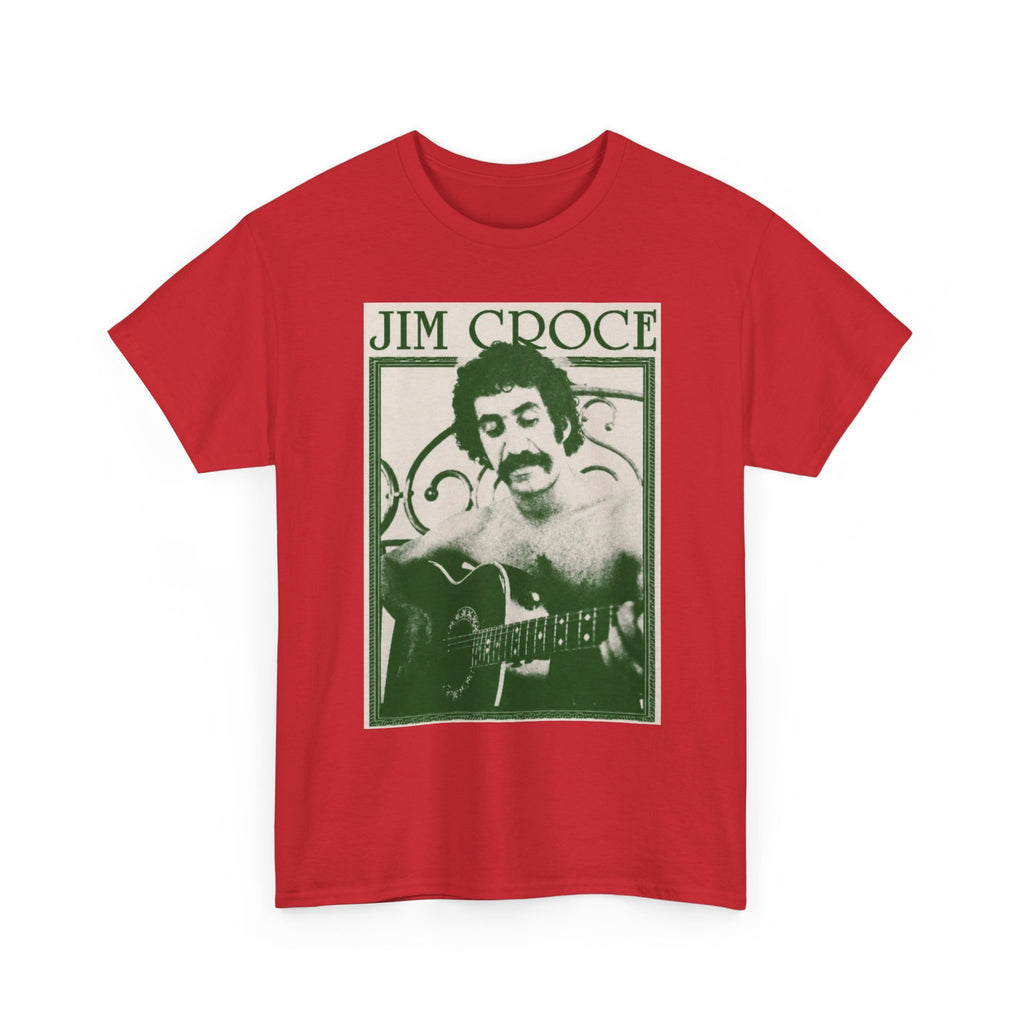 Jim Croce Guitar Music Tee | Retro Music T-Shirt