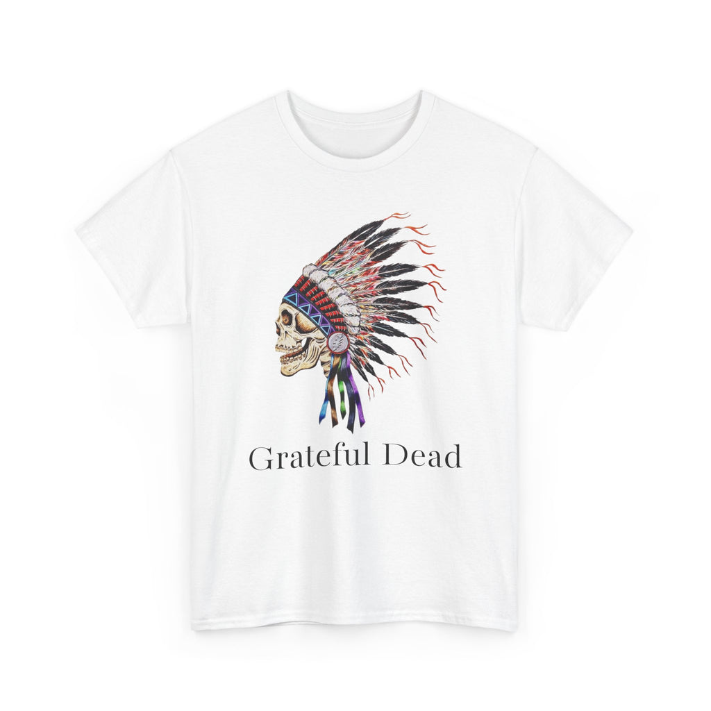 Grateful Dead Skull with Native Headdress T-Shirt | Band Tee