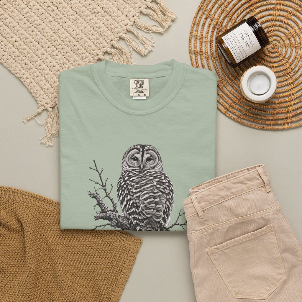 Barred Owl Vintage Bird T-Shirt