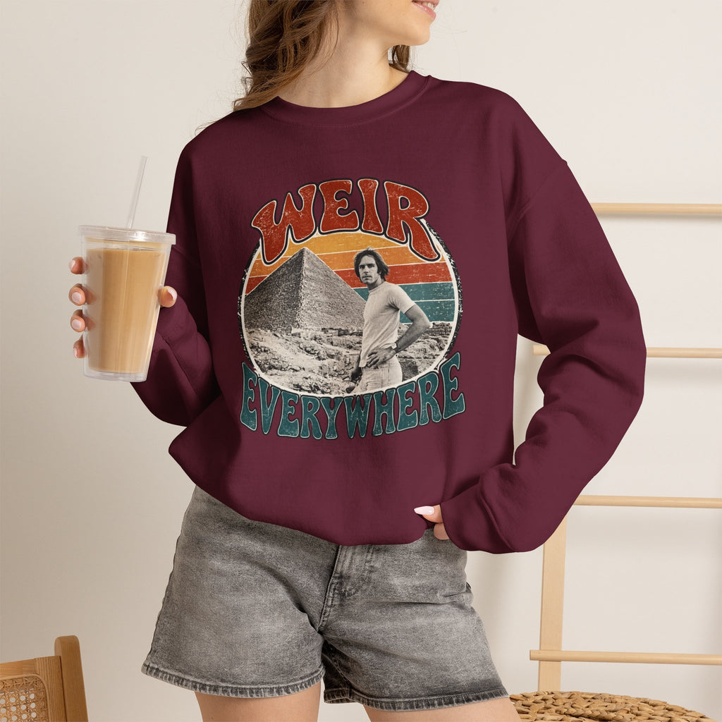 Weir Everywhere vintage pyramid Bobby graphic sweatshirt