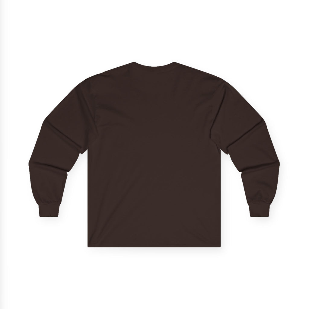 Maine Grateful Dead Bear Long Sleeve Tee — Retro Dancing Bear on Yellow State Silhouette