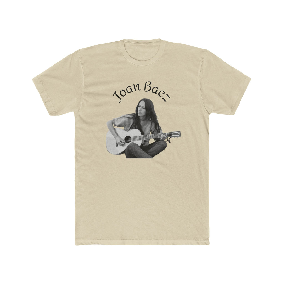 Joan Baez Acoustic Guitar Portrait Tee | Cotton Crew