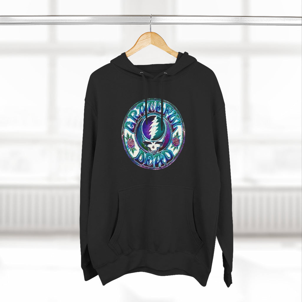 Grateful Dead Steal Your Face skull hoodie | Three-Panel Fleece Hoodie