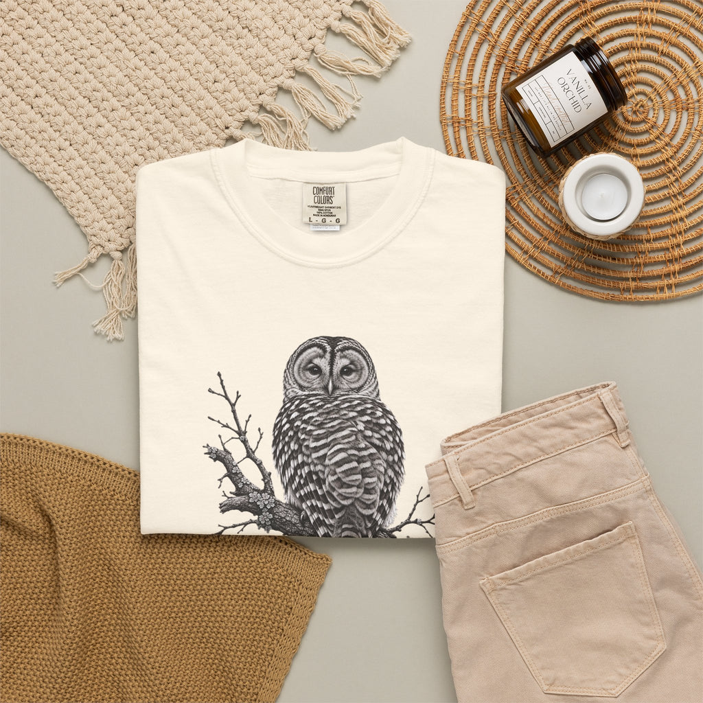 Barred Owl Vintage Bird T-Shirt