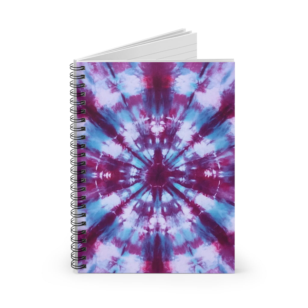 Tie Dye Mandala Spiral Notebook | Ruled Journal