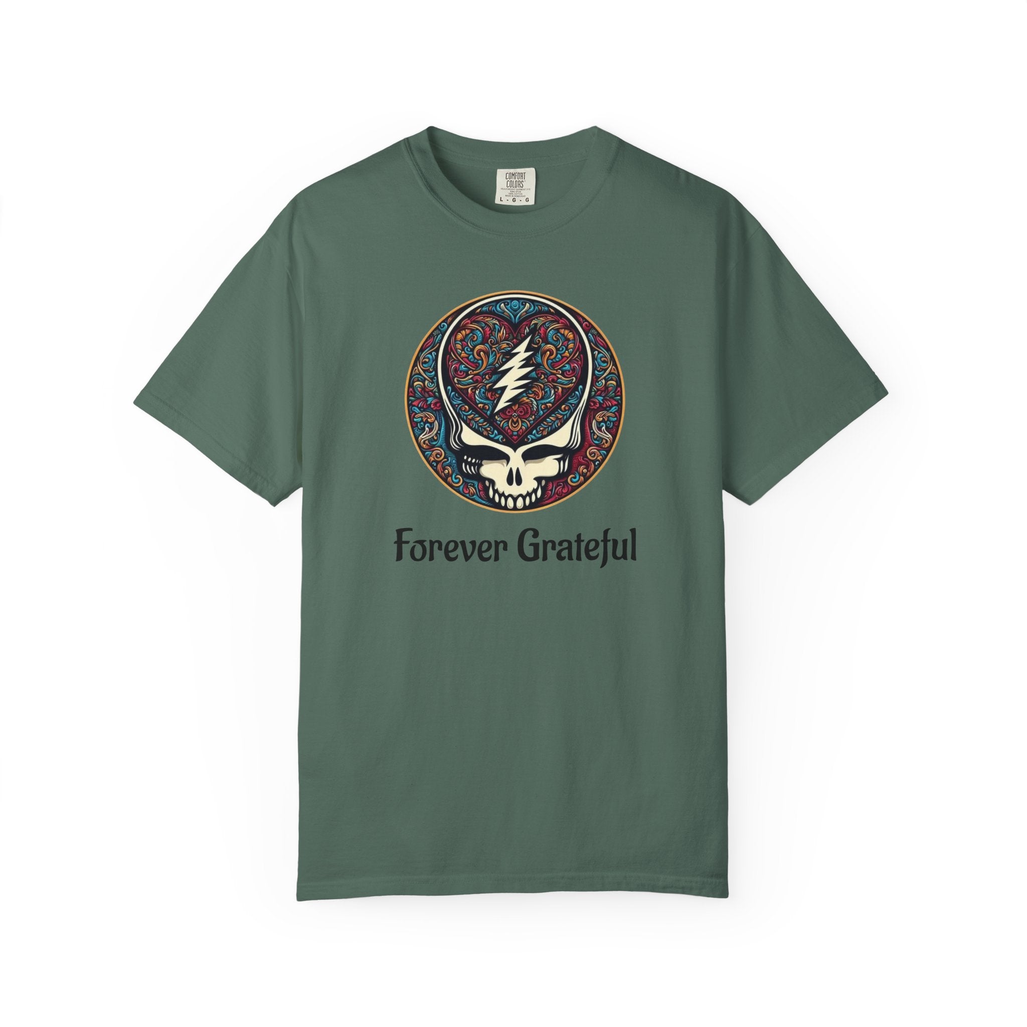 Forever Grateful Steal Your Face T-Shirt | Grateful Dead band tee