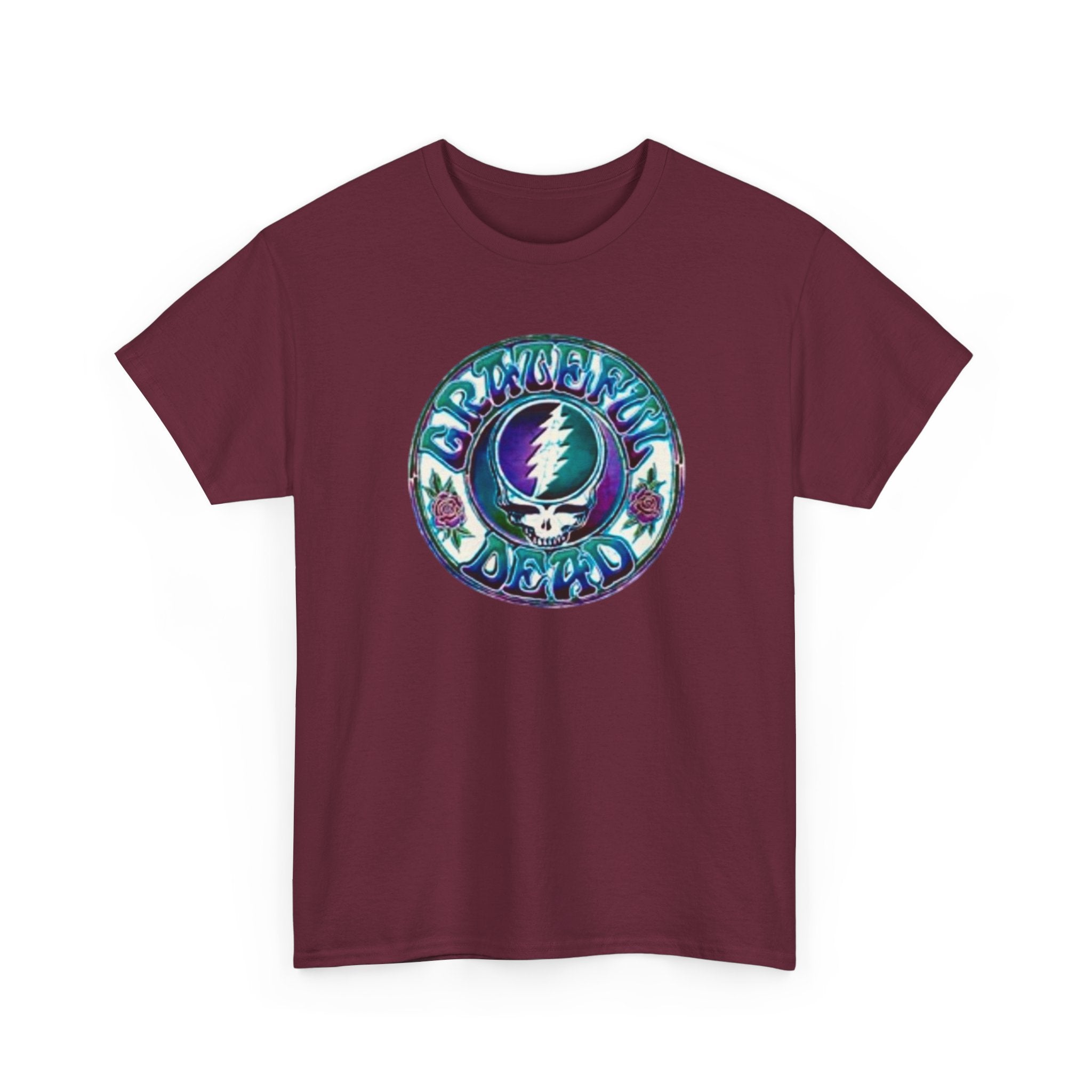 Grateful Dead Steal Your Face Circle Graphic Tee | Band Logo Shirt