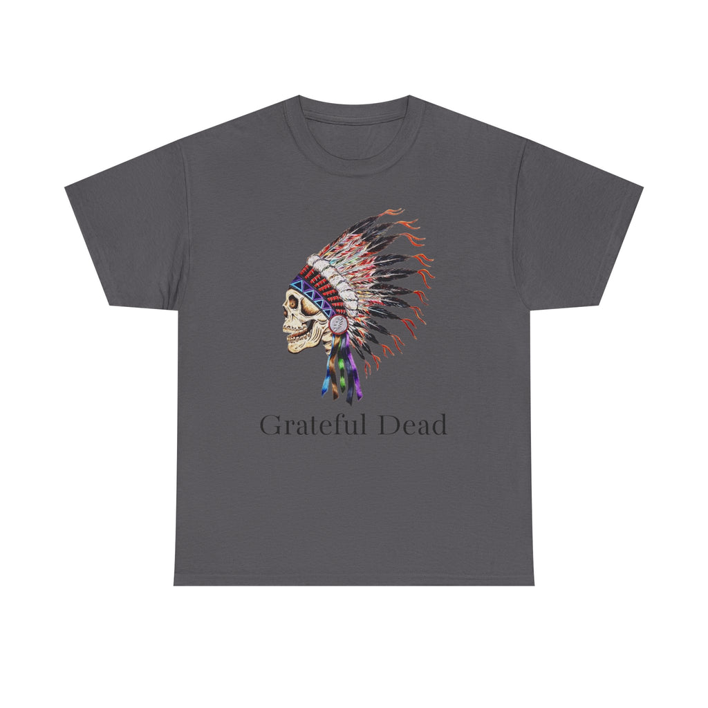 Grateful Dead Skull with Native Headdress T-Shirt | Band Tee