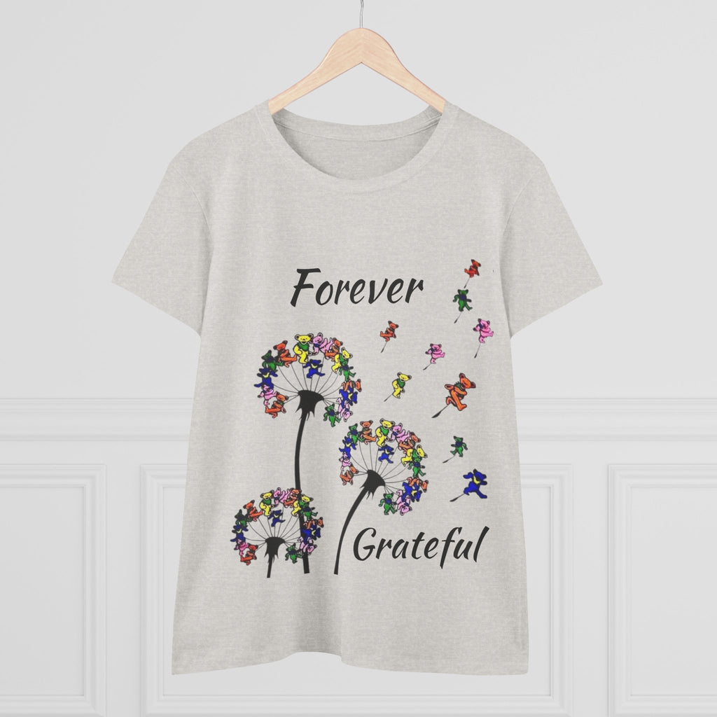 Forever Grateful Dandelion Tee | Grateful Dead Dancing Bears T-Shirt