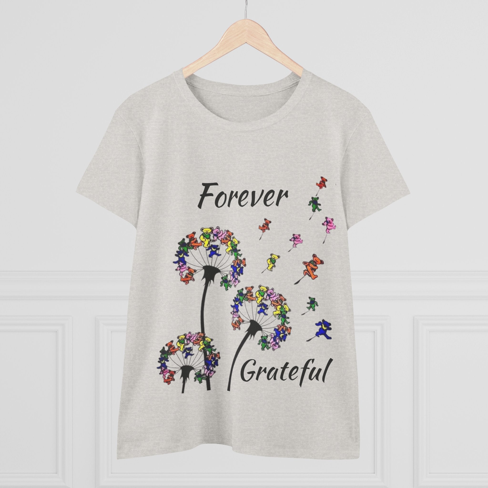 Forever Grateful Dandelion Tee | Grateful Dead Dancing Bears T-Shirt