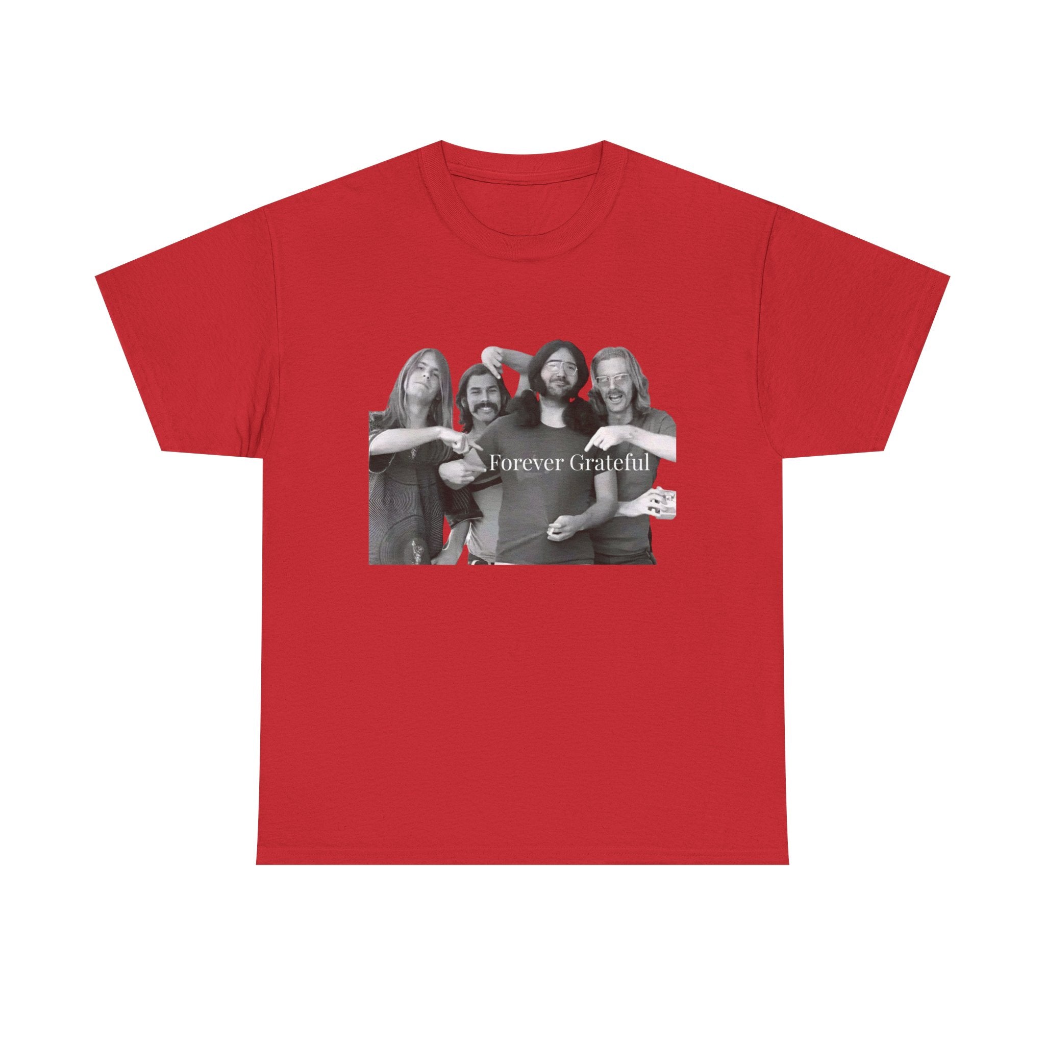 Forever Grateful band photo T-Shirt | Vintage Grateful Dead tee